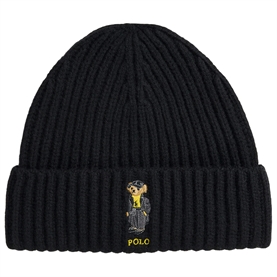 Polo Ralph Lauren Polo Bear Rib-Knit Wool Hue, Black